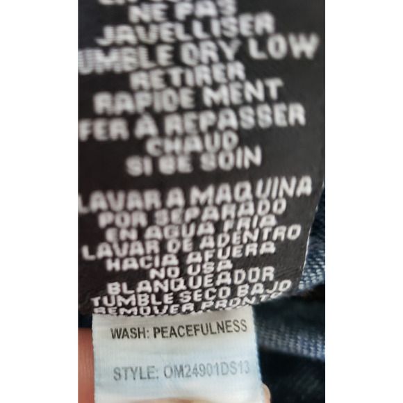 Theory Flared Jeans Womens 8 Blue High Rise Stretch Western Rodeo Denim - Picture 8 of 8